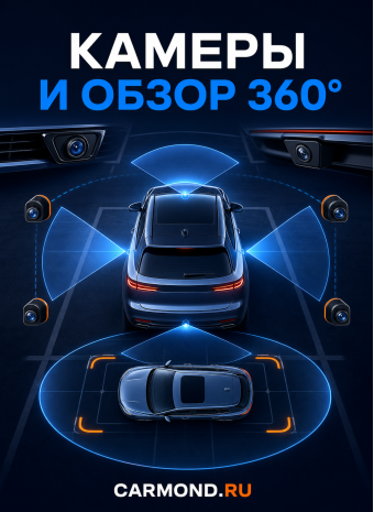 Камера заднего вида, передняя камера или круговой обзор 360°: что выбрать