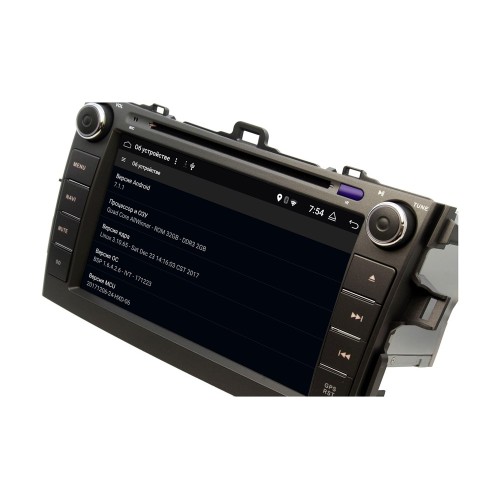 Штатная магнитола Toyota Corolla 2006 - 2013 Wide Media WM-VS8A105NB-2/32