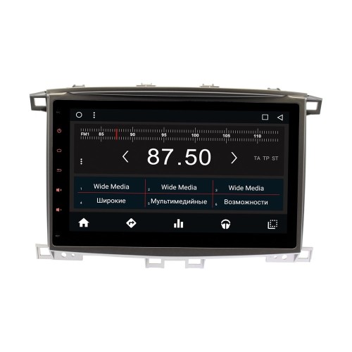 Штатная магнитола Toyota Land Cruiser 2002 - 2007 Wide Media WM-KR1099NC-2/16