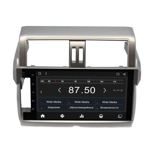 Штатная магнитола Toyota Land Cruiser Prado 2013 - 2017 Wide Media WM-CF3041NB-1/16