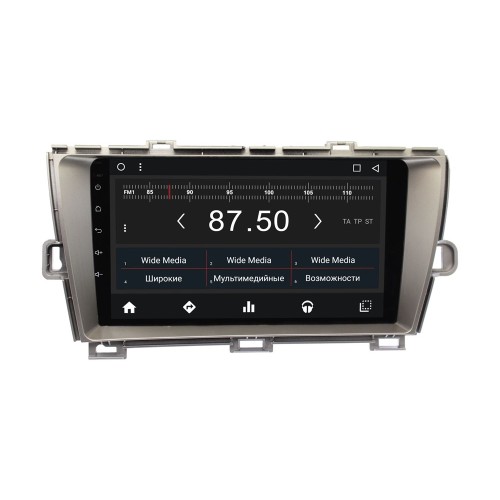 Штатная магнитола Toyota Prius 2009 - 2015 Wide Media WM-CF3139NB-1/16 (правый руль)