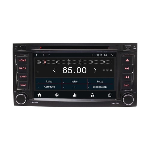 Штатная магнитола VW Touareg 2003 - 2011, Multivan 2003 - 2014 Wide Media WM-VS7A808NB-1/16