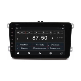 Штатная магнитола VW, Skoda, Seat овальная универсальная Wide Media WM-VS8A803NB-2/32
