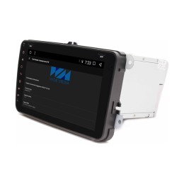 Штатная магнитола VW, Skoda, Seat овальная универсальная Wide Media WM-VS8A803NB-2/32