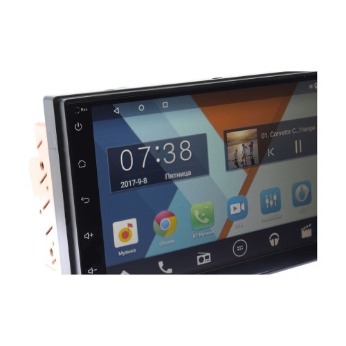 Универсальная бездисковая станция 2 din Wide Media MT7001 Android (1024*600) (+ разъемы Nissan)