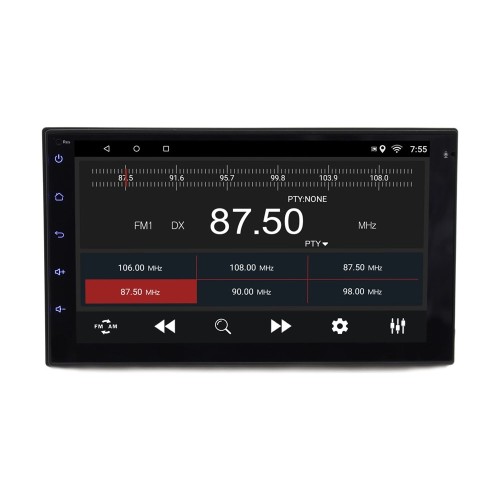 Универсальная бездисковая станция 2 din Wide Media MT7001 Android (1024*600) (+ разъемы Nissan)