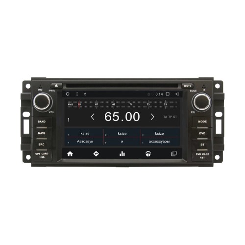 Штатная магнитола Wide Media WM-KR6205MA для Chrysler Android 6.0.1