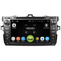 Штатная магнитола Roximo CarDroid RD-1104D для Toyota Corolla E150 2006-2013 (Android 9.0) DSP