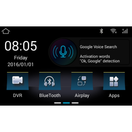 Интерфейс на Android CarMedia VAN-MIB2-2017 для VOLKSWAGEN