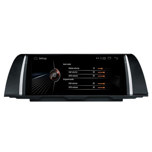 Штатная магнитола CarMedia HLA-8520GB для BMW 5 F10 2013-2014 на Android 4.4