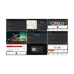 Штатная магнитола Wide Media NCTOY2 для Toyota универсальная (200x100 мм) Android 7.1.2