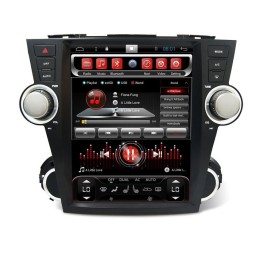 CarMedia SP-12107-T8 Tesla-Style для Toyota Highlander 2007-2013 U40 на Android 9.0