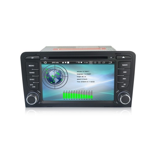 Штатная магнитола CarMedia MKD-A789-P6N для Audi A3/S3/RS3 2003+ на Android 11.0