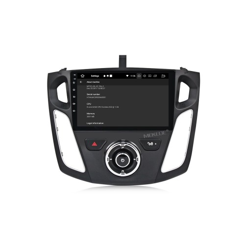 Штатная магнитола CarMedia MKD-F101-P6 для Ford Focus 2011-2016 на Android 10.0