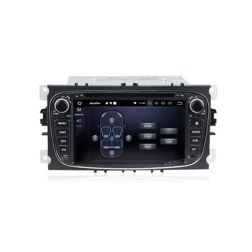 Штатная магнитола CarMedia MKD-F746B-P6-8 для Ford Focus 2, Transit на Android 10.0