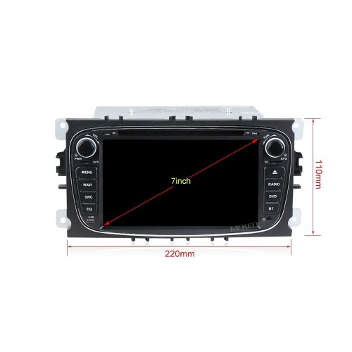 Штатная магнитола CarMedia MKD-F746B-P6-8 для Ford Focus 2, Transit на Android 10.0