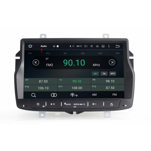 Штатная магнитола CarMedia MKD-L860-P6-8 для LADA Vesta 2015-2022 на Android 10.0