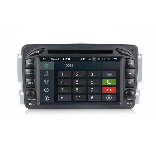 Штатная магнитола CarMedia MKD-M789-P6 для Mercedes G W463, C W203 2000+, CLK W209 на Android 10.0
