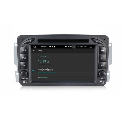 Штатная магнитола CarMedia MKD-M789-P6 для Mercedes G W463, C W203 2000+, CLK W209 на Android 10.0