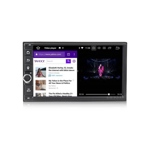 Carmedia 2 din MKD-U706-P6 universal