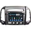 Штатная магнитола CarMedia KR-7031-3-T8 Hyundai Santa Fe II 2006-2010 (3 кнопки) на Android 9.0