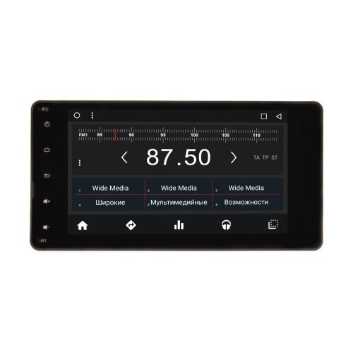 Штатная магнитола Wide Media WM-CF3105NB для Mitsubishi (205 мм - 105 мм) Android 7.1.2