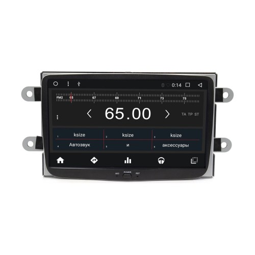 Штатная магнитола Wide Media WM-KR8113NC для Renault Duster, Sandero II, Logan II, Kaptur 2011-2017 Android 7.1.2