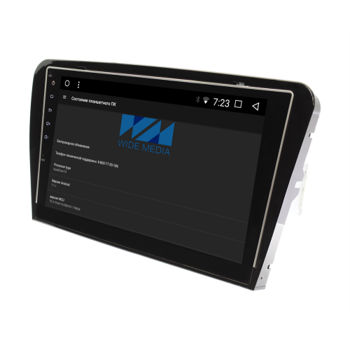 Штатная магнитола Wide Media WM-CF3083NB для Skoda Octavia III (A7) 2013-2017 Android 7.1.2 для авто без камеры