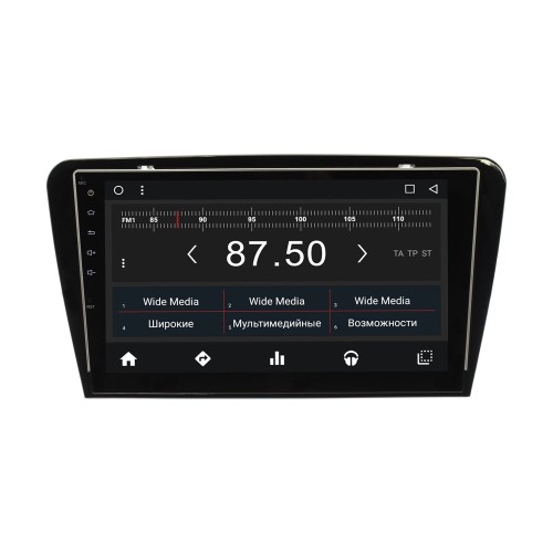 Штатная магнитола Wide Media WM-CF3083NB для Skoda Octavia III (A7) 2013-2017 Android 7.1.2 для авто без камеры