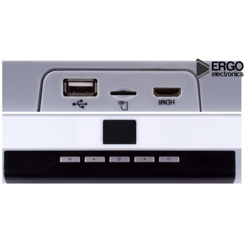 АВТОМОБИЛЬНЫЙ ПОТОЛОЧНЫЙ МОНИТОР 15.6" СО ВСТРОЕННЫМ МЕДИАПЛЕЕРОМ ERGO ER15S (FULLHD 1920X1080) серый/черный/бежевый