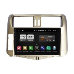 Магнитола FARCAR LX065R (S195) для Toyota Prado 150 2009-2013 бронза на Android 8.1