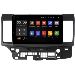 Штатная магнитола Roximo 4G RX-2612 для Mitsubishi Lancer X 2007-2019 (Android 12.0)