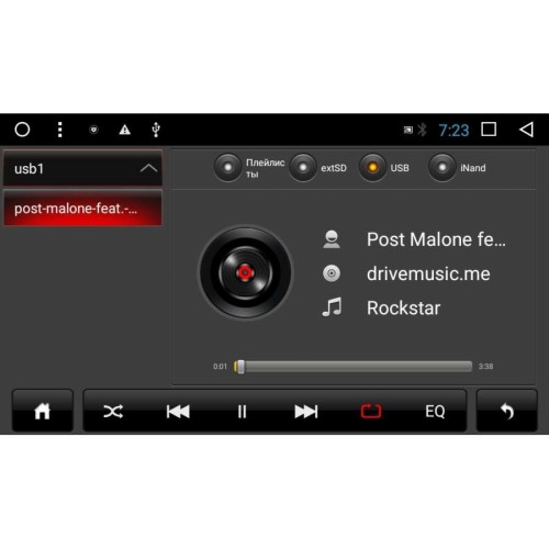 2 DIN УНИВЕРСАЛЬНАЯ LETRUN 2865 ANDROID 7.X ALWINNER T3