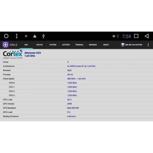 2 DIN УНИВЕРСАЛЬНАЯ LETRUN 2865 ANDROID 7.X ALWINNER T3