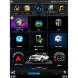 Штатная магнитола Changan CS75 2017-2022 (Tesla Style) LeTrun 2281 Android 5.1 Intel SoFIA