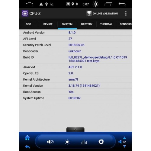ШТАТНАЯ МАГНИТОЛА CHEVROLET CRUZE ДО 2013 ГОДА 9.7 ДЮЙМА TESLA LETRUN 2875 ANDROID 8.X MTK-L
