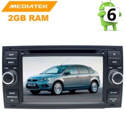 ШТАТНАЯ МАГНИТОЛА FORD FOCUS 2, FUSION, KUGA, C-MAX ЦВЕТ ЧЕРНЫЙ LETRUN 2606 ANDROID 8.X MTK 4G