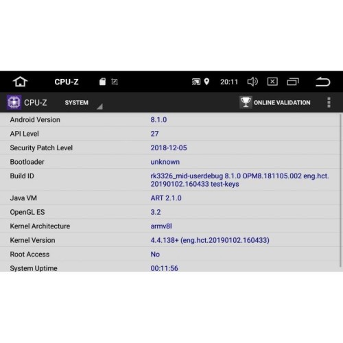 Штатная магнитола Kia Optima IV 2016-2020 LeTrun 2868 DSP на Android 8.1.1
