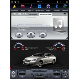 ШТАТНАЯ МАГНИТОЛА LEXUS ES 350 2006-2012 LETRUN 2769 ЭКРАН 12.2 ДЮЙМА ANDROID 7.X TESLA