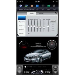 ШТАТНАЯ МАГНИТОЛА LEXUS GS С 2005 ДО 2012 ГОДА LETRUN 2768 11.5 ДЮЙМОВ ANDROID 6.X TESLA