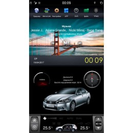 ШТАТНАЯ МАГНИТОЛА LEXUS GS С 2005 ДО 2012 ГОДА LETRUN 2768 11.5 ДЮЙМОВ ANDROID 6.X TESLA