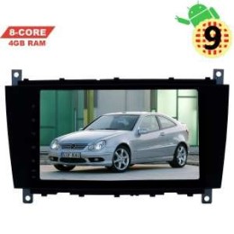 ШТАТНАЯ МАГНИТОЛА MERCEDES C-CLASS (04-08),CLC(08-11) LETRUN 2902 ANDROID 9.X 8ЯДЕР DSP