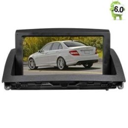 ШТАТНАЯ МАГНИТОЛА MERCEDES C-CLASS W204 2007-2011 LETRUN 1766 ANDROID 6.0.1 ЭКРАН 8 ДЮЙМОВ