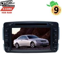 ШТАТНАЯ МАГНИТОЛА MERCEDES CLK-CLASS C209, C-CLASS W203, G-CLASS LETRUN 2821 ANDROID 9.X DSP 6 ЯДЕР