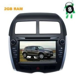 ШТАТНАЯ МАГНИТОЛА MITSUBISHI ASX, CITROEN C4 AIRCROSS, PEUGEOT 4008 LETRUN 2728 ANDROID 9.X MTK-L