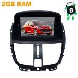 ШТАТНАЯ МАГНИТОЛА PEUGEOT 207 С 2006 ДО 2011 ГОДА LETRUN 2611 ANDROID 8.X