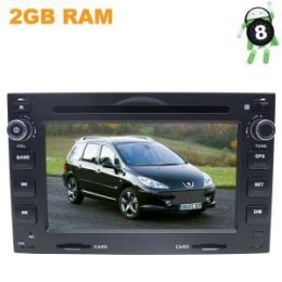 ШТАТНАЯ МАГНИТОЛА PEUGEOT 307 LETRUN 2602 ANDROID 8.X