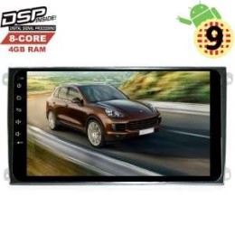 Штатная магнитола Porsche Cayenne I (955) 2002-2006, Cayenne I (957) 2007-2010 LeTrun 2787 DSP на Android 9.0 (8 ядер)
