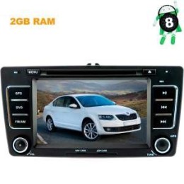ШТАТНАЯ МАГНИТОЛА SKODA OCTAVIA С 2009 ДО 2012 ГОДА LETRUN 2729 ANDROID 9.X MTK-L