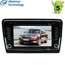ШТАТНАЯ МАГНИТОЛА SKODA SUPERB 2008-2014 8 ДЮЙМОВ ANDROID 5.X LETRUN 1769